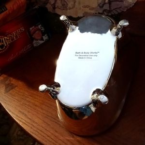 🏰Body & Body Works Spa Gift Basket🏬📬🎋Claw Foot Ceramic Tub,like 🆕🍄🌷